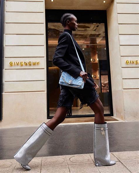 givenchy shark boots wide calf|givenchy denim shark boots.